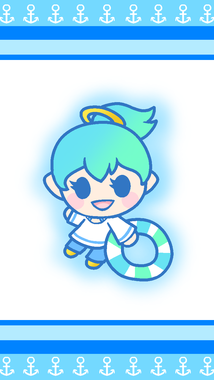 マリンをテーマにしたキャラクター