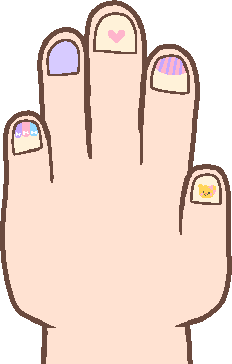 くまちゃんネイル