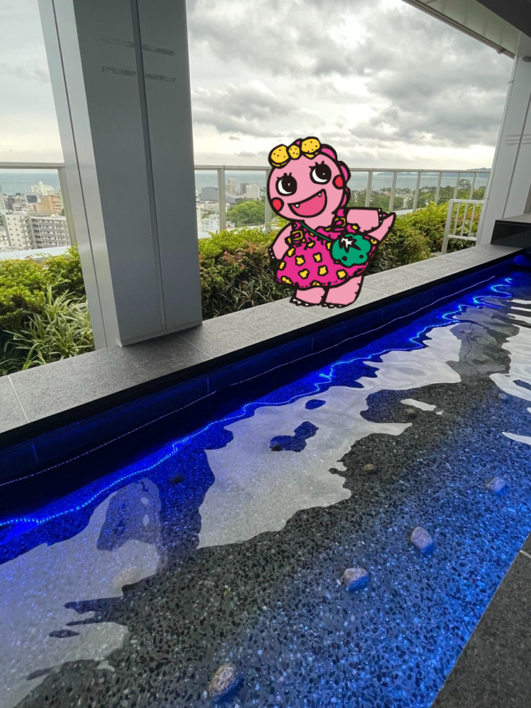 がんこちゃん、足はのせちゃだめです。