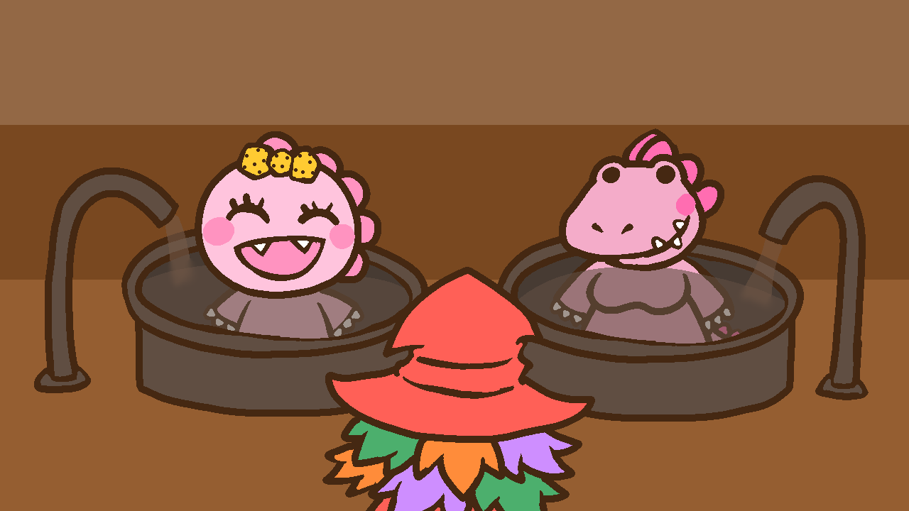 がんこちゃんとお母さんの裸体を見たランププ