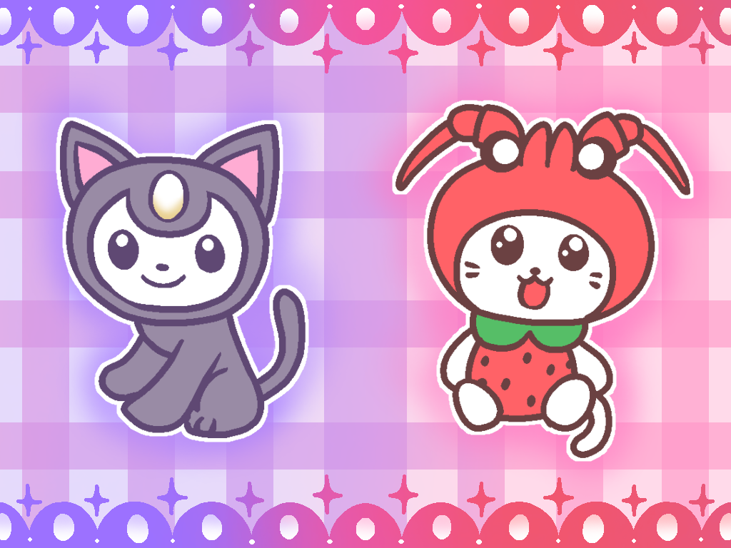 猫キャラクターをくらべてみよう!!