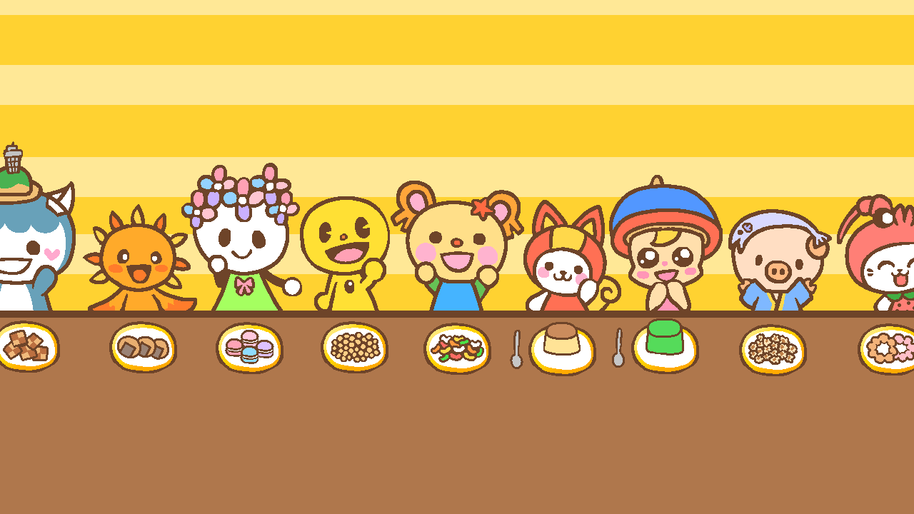 かわるんの家でおやつパーティーをしよう!!