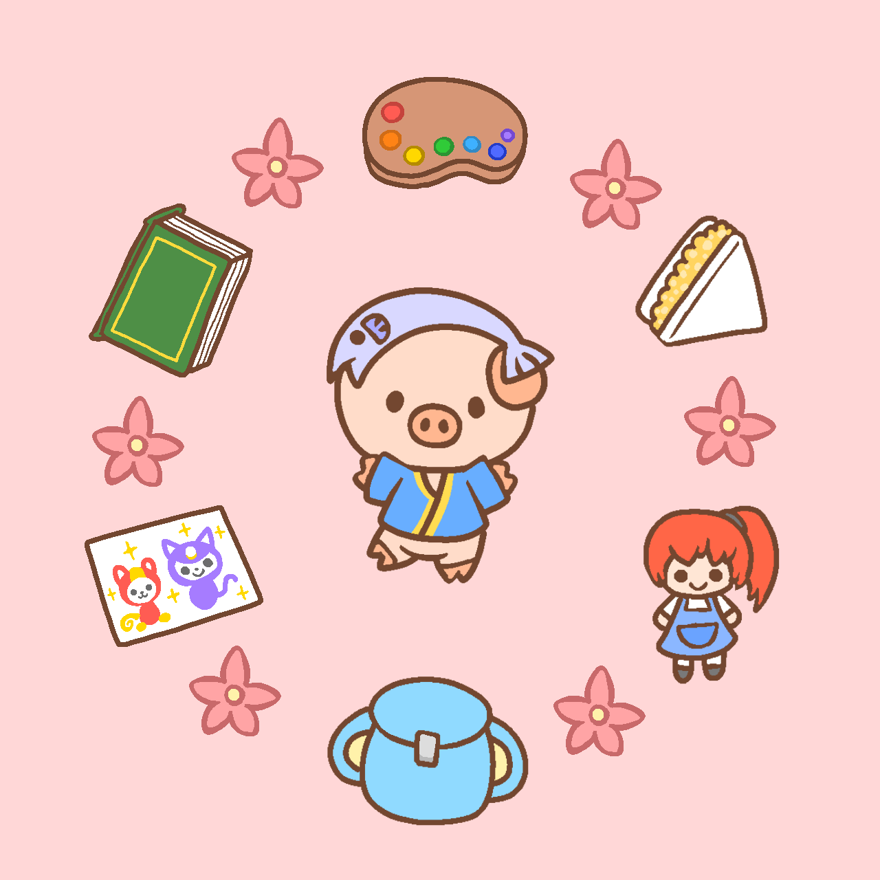 かなキャラ（あゆコロちゃん）