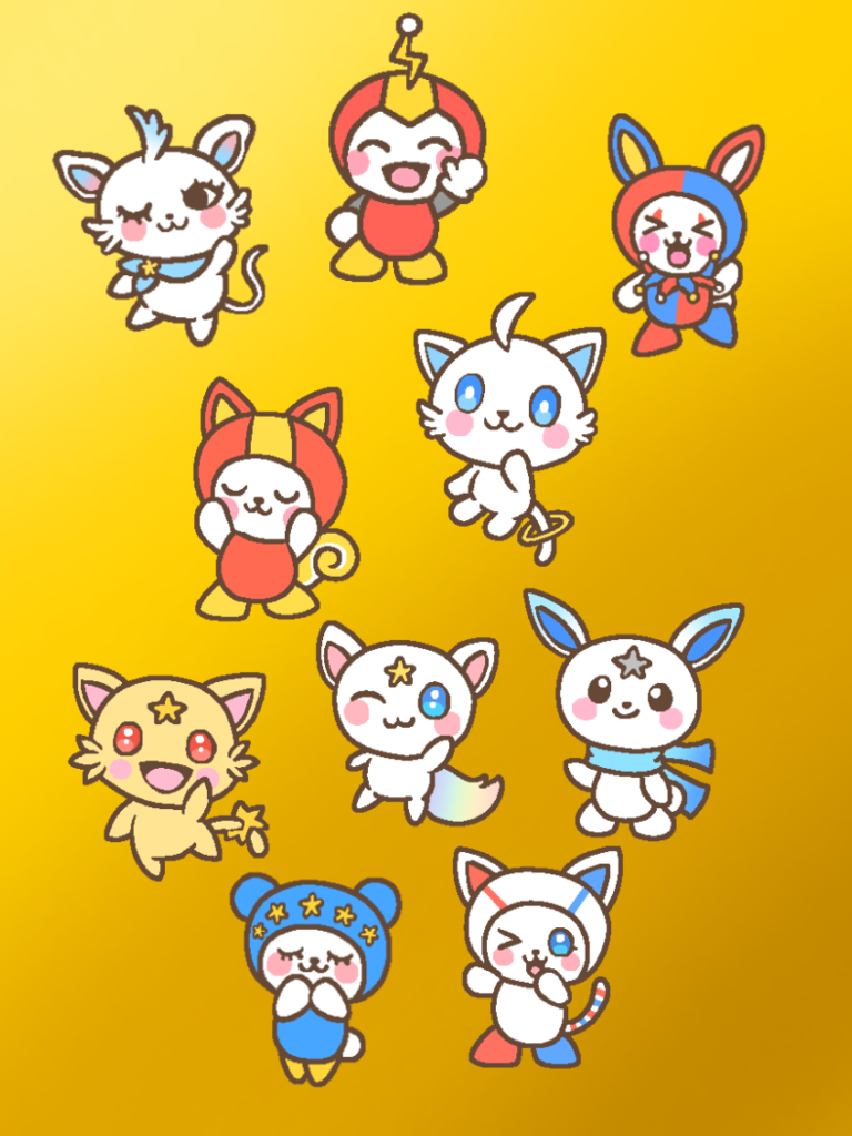 パチンコキャラクター大集合‼