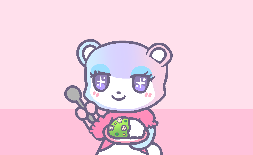 まずいカレーを食べるみすずさん