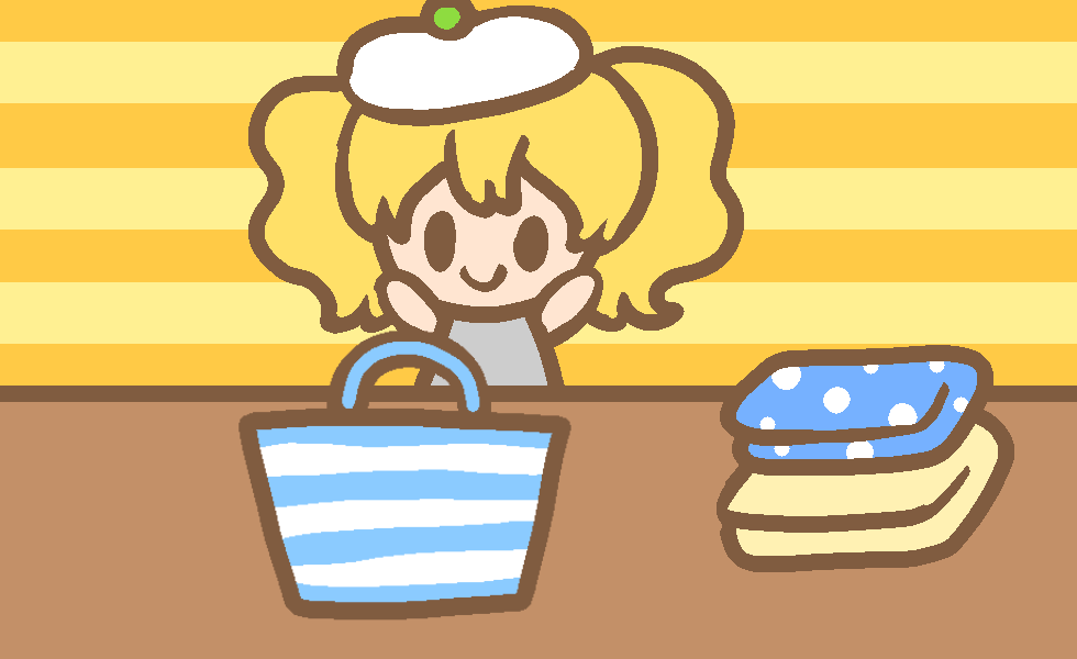 ①今日はプールだ!!