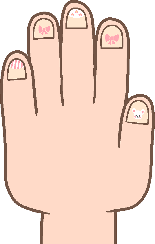 ネズミちゃんネイル