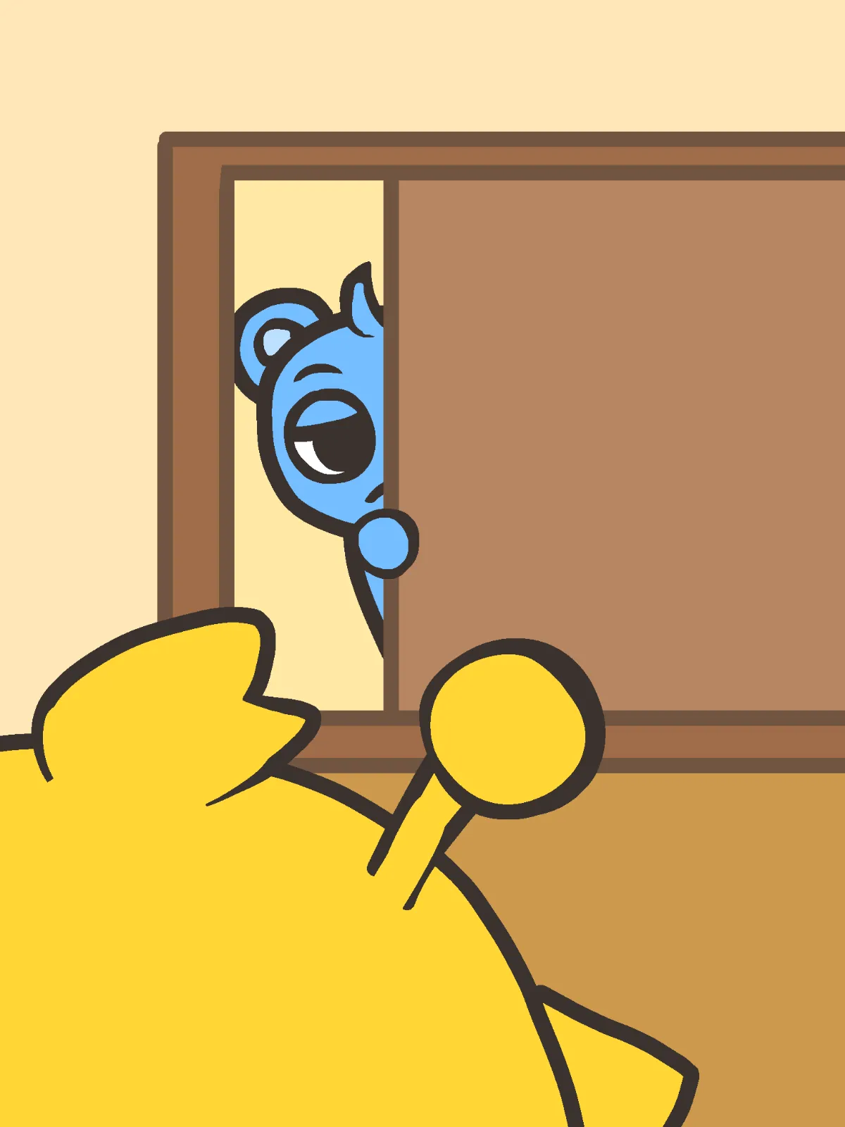 どうしてスカイが隠れているの!?