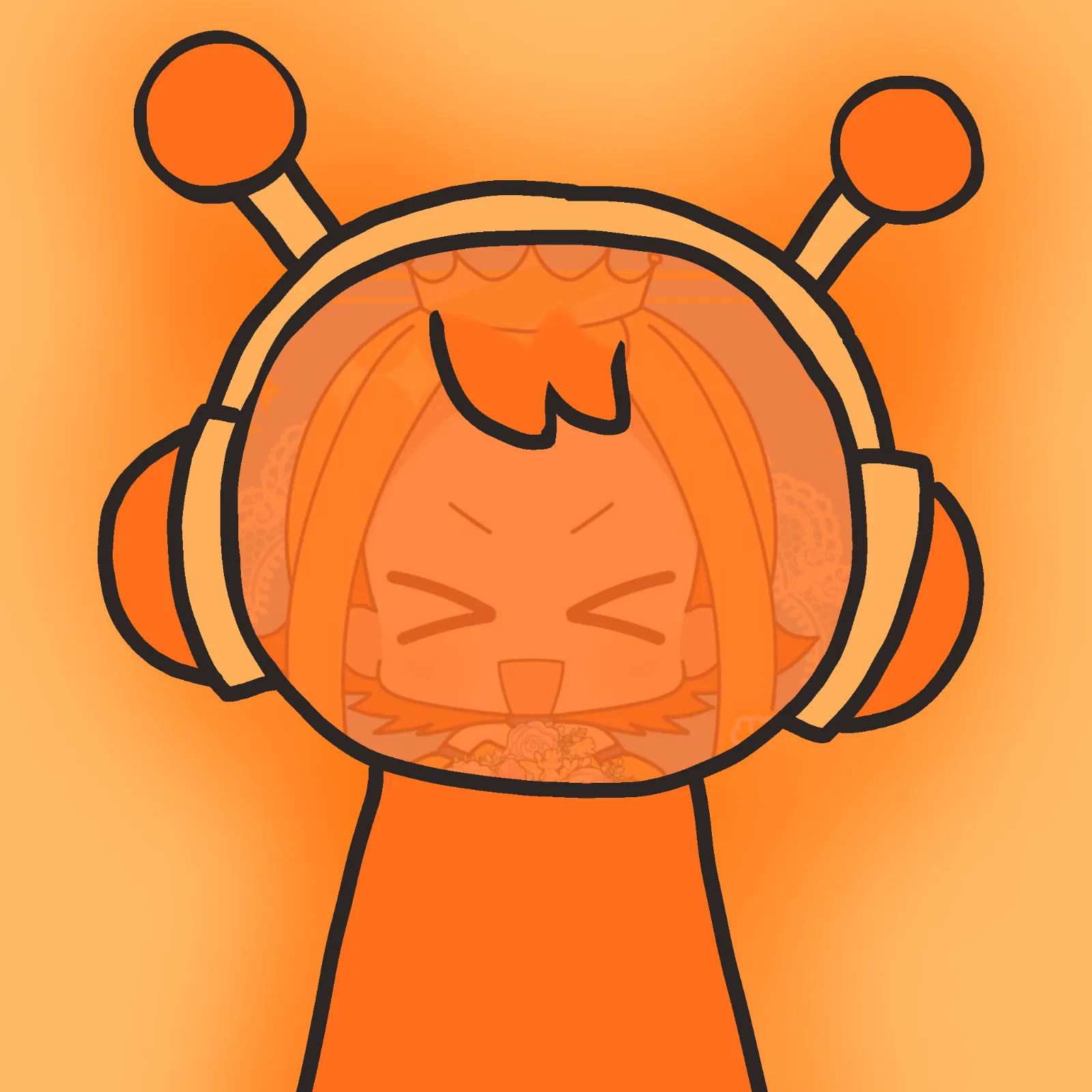 オレンの顔
