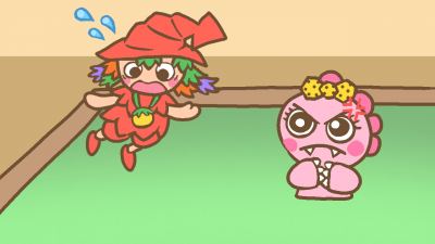 がんこちゃんの裸体を見たランププ