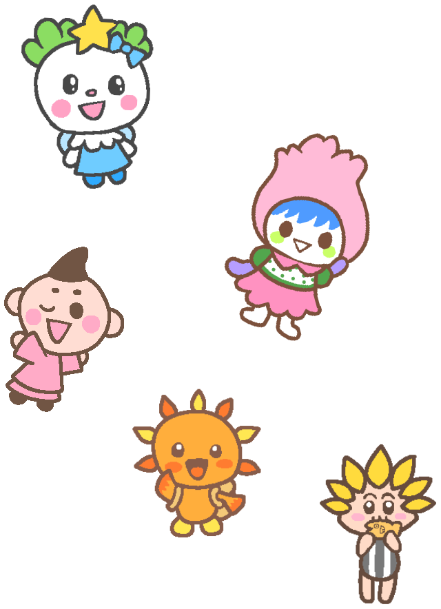 みんなのステッカーコレクション（ゆるキャラ編）