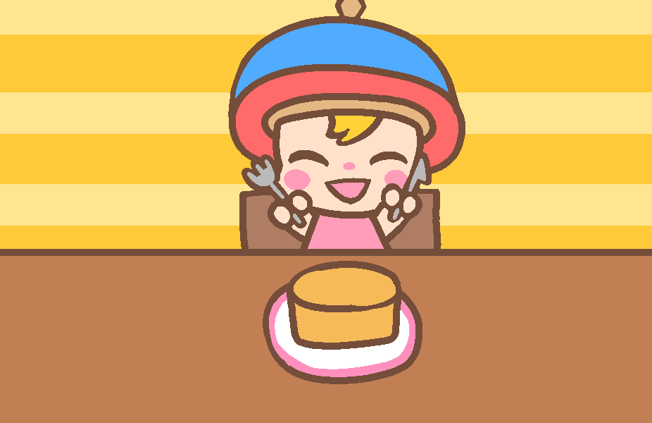 卵のシフォンケーキ