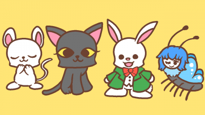 ホテル ジュリアの動物キャラクター