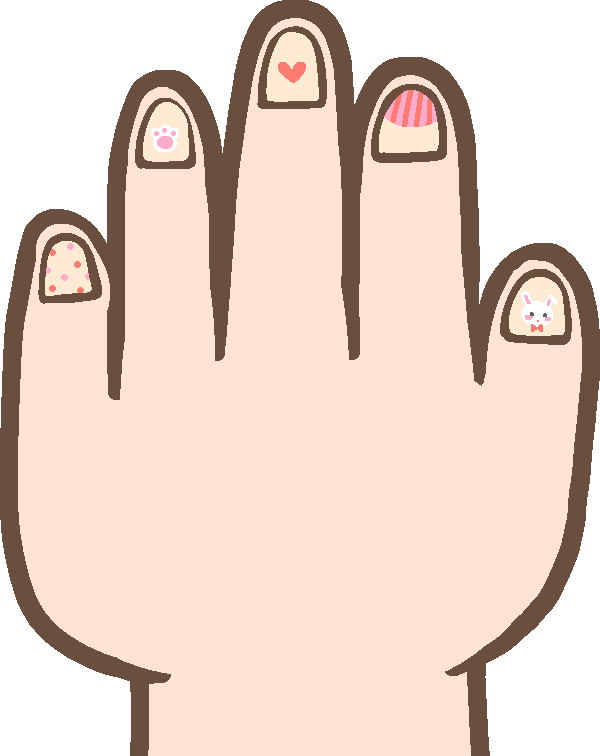 うさぎネイル