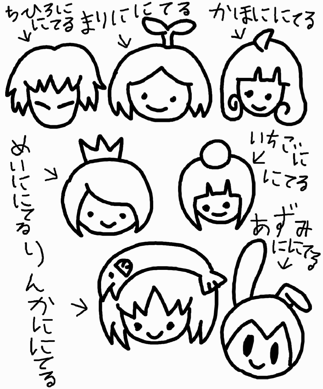 あゆコロちゃんが描いたイラスト