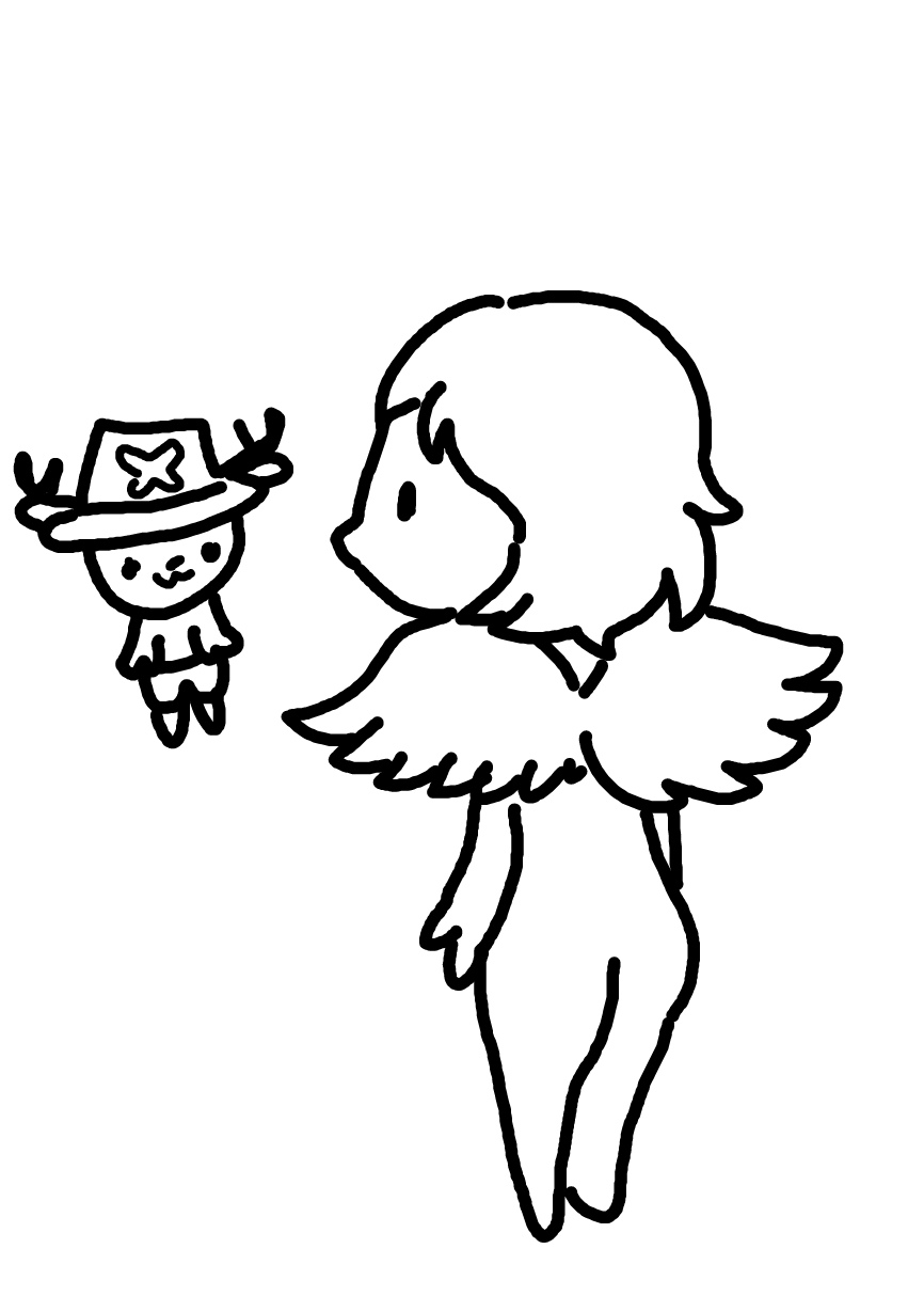 裸の女性を見たチョッパー
