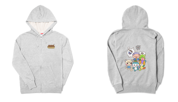 たこ焼きパーティーをするキャラクターのメンバー