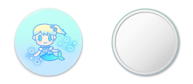 マーメイドの缶ミラーは好き？