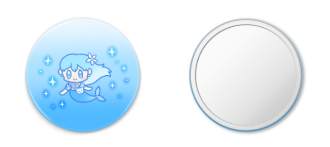 マーメイドの缶ミラーは好き？