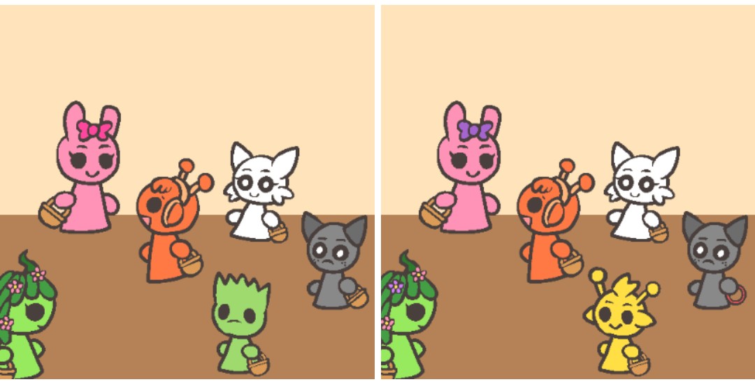 まちがいさがし（夏休み編）8月8日
