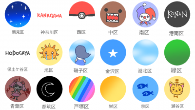 横浜市のゆるキャラのアカウント