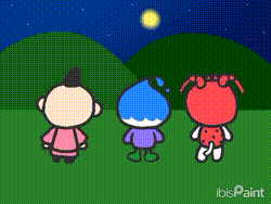 いっずん、月に泊まる。