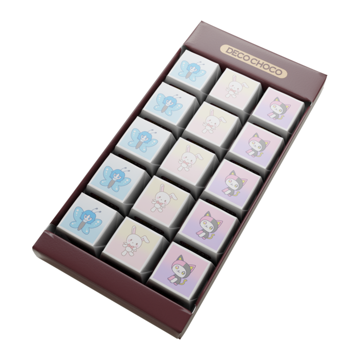 女の子キャラクターのチョコレートは好き？