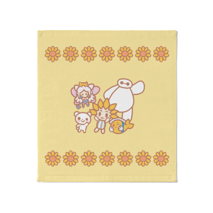 ひまわり畑に行くキャラクター