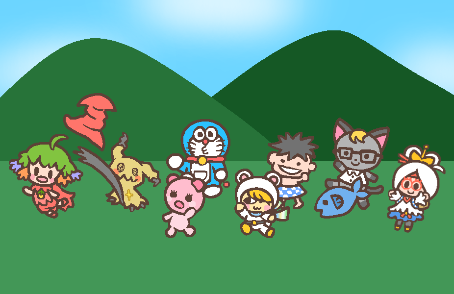 あいかわ公園でみんなで競争だ!!