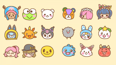 人が描いたキャラクター集