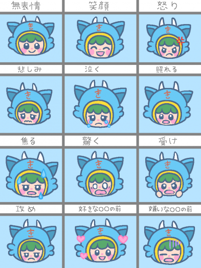 きよりゅん 表情練習